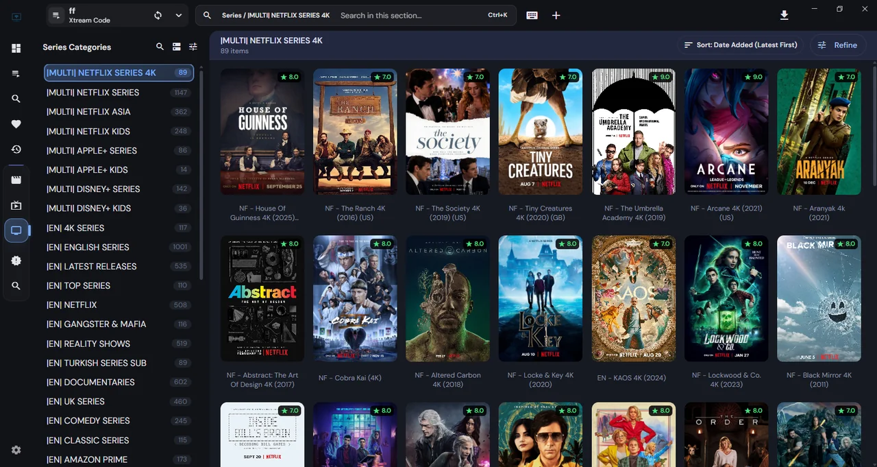 Top Rated 4K TV Series and Box Sets on Televo IPTV