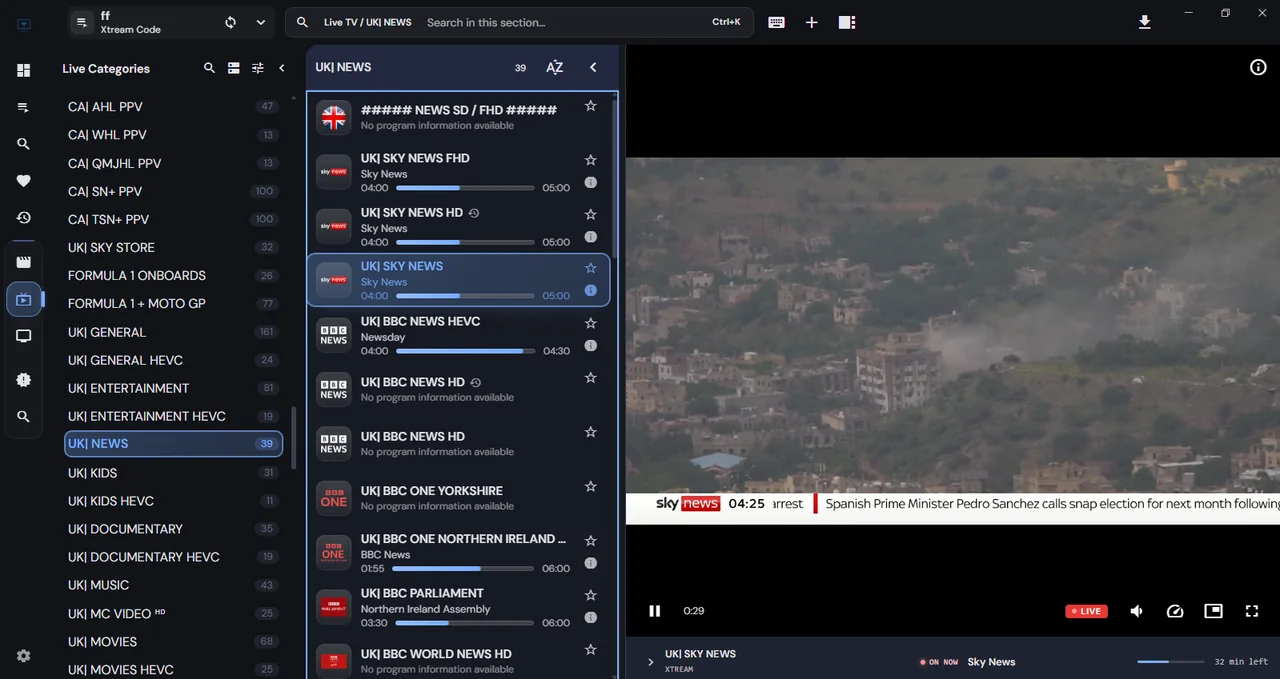 Sky Sports Premier League, Football and Main Event Live